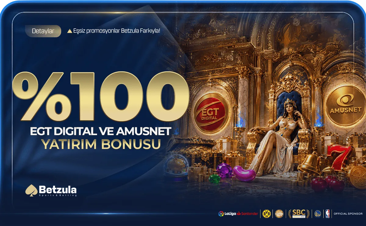 Betzula %100 EGT Digital ve Amusnet Yatırım Bonusu: Kontrol Ettiğimiz Şartlar
