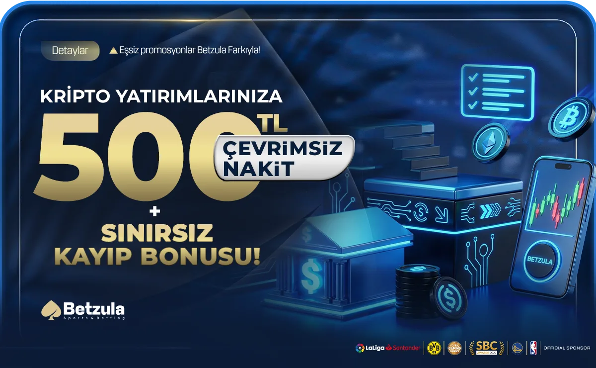 Betzula Kripto Yatırımlarınıza Özel 500₺ Nakit Hediye: Kontrol Ettiğimiz Şartlar